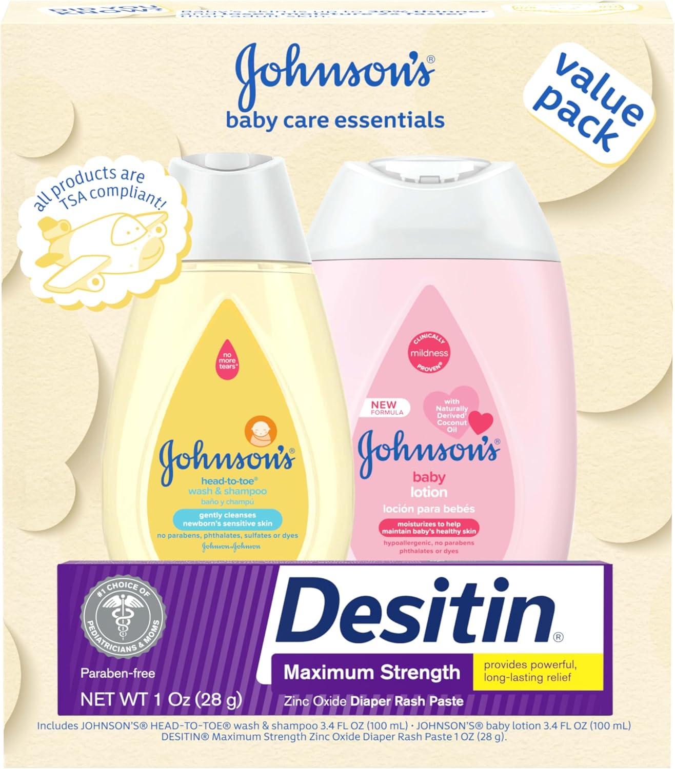 Johnson's Baby Care Essentials Gift Set