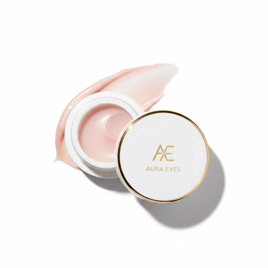 Catrice Under Eye Brightener compact with pink cream swatch